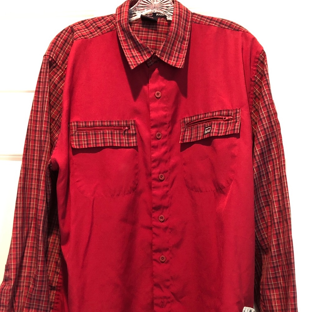 Bugle Boy Vintage Rockabilly shirt, Large